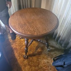 Antique Claw Wood Table