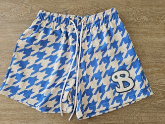 BKTSQD Blue and white shorts (1 to 1) Size M
