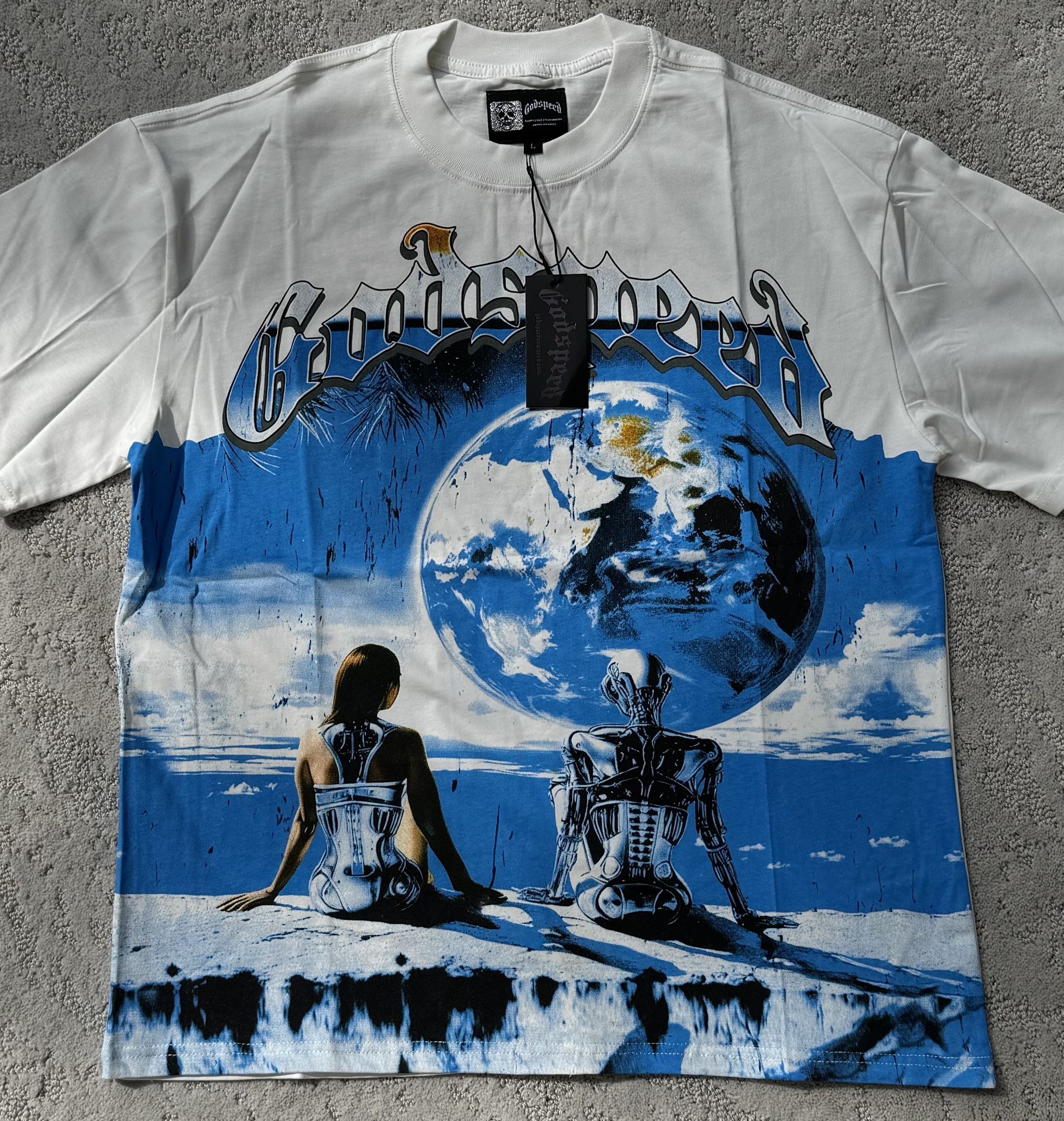 Godspeed Robot Earth shirt size LARGE