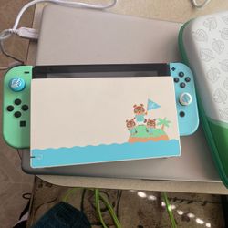 Animal Crossing Nintendo switch ✨ including thumb grips & case 
