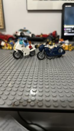 Lego mortocycles . Each are $5