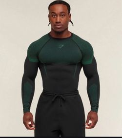 GymShark Onyx Green Long Sleeve