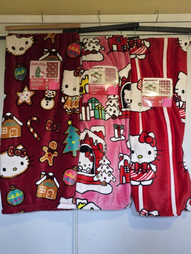 🎄 Hello Kitty Christmas Blankets 🎄 