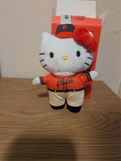 NEW SF Giants Hello Kitty Plush Keychain - Orange Jersey! 6/14 SGA