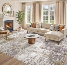 8x10 Modern Abstract area rug 