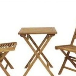 Sunnydaze Decor  3-Piece Brown Bistro Patio Set

