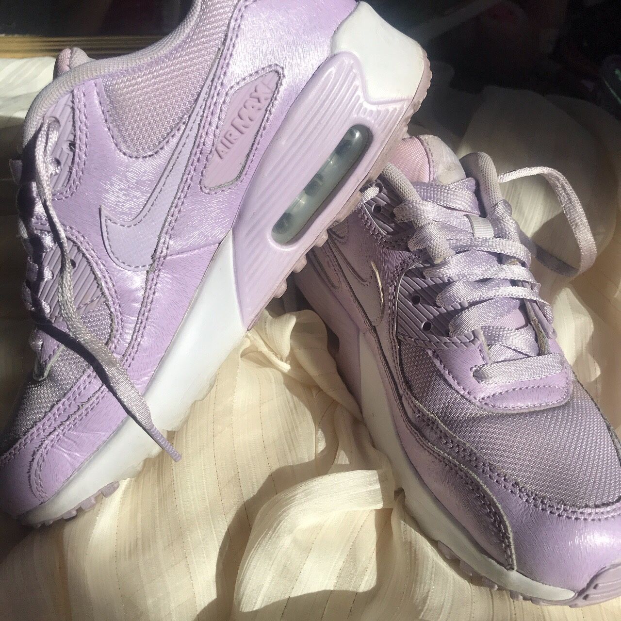 Nike Air Max 90’s in Lilac 💜💟👟