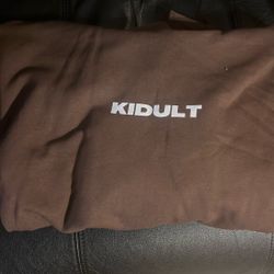 Y2K Brown Hoodie Size Medium 