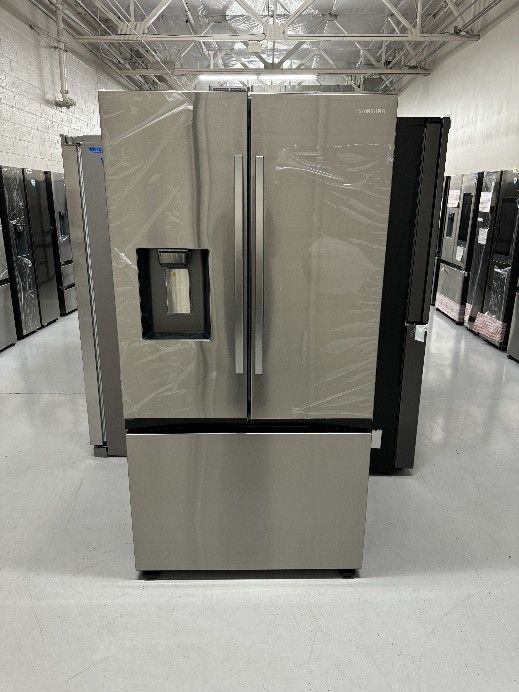 Refrigerator New with Warranty Stainless Steel French Door Water Ice more