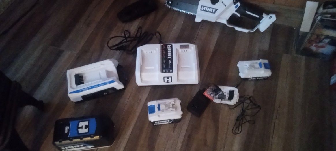 New Hart Saw And Chargers