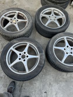 Aluminum Rims 17 Whit Tires