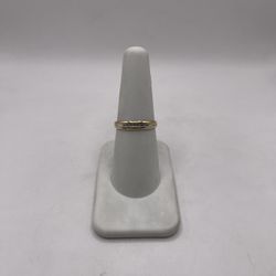 10kt Gold Diamond Engagement Style Band