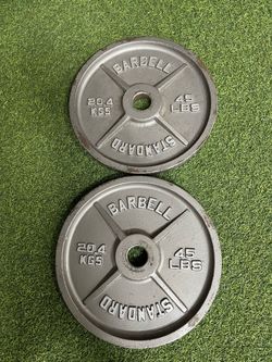 45lb Olympic weight plate set