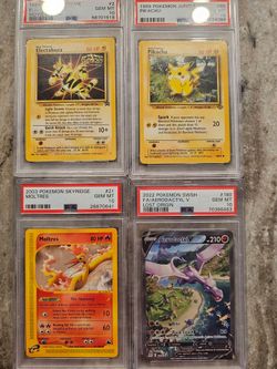 36 PSA 10 Pokemon Cards