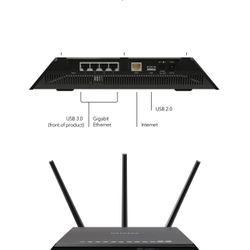 Nighthawk Dual-Band WiFi Router, 1.9Gbps