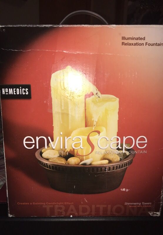Homedics Envirascape Relaxation Fountain Model Wfl