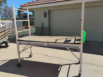 Portable scaffolding and Work Mate
