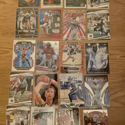 Football And Baseball And Basketball Cadrs 