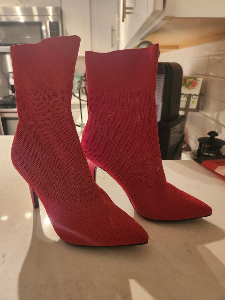 Red Sock Heels