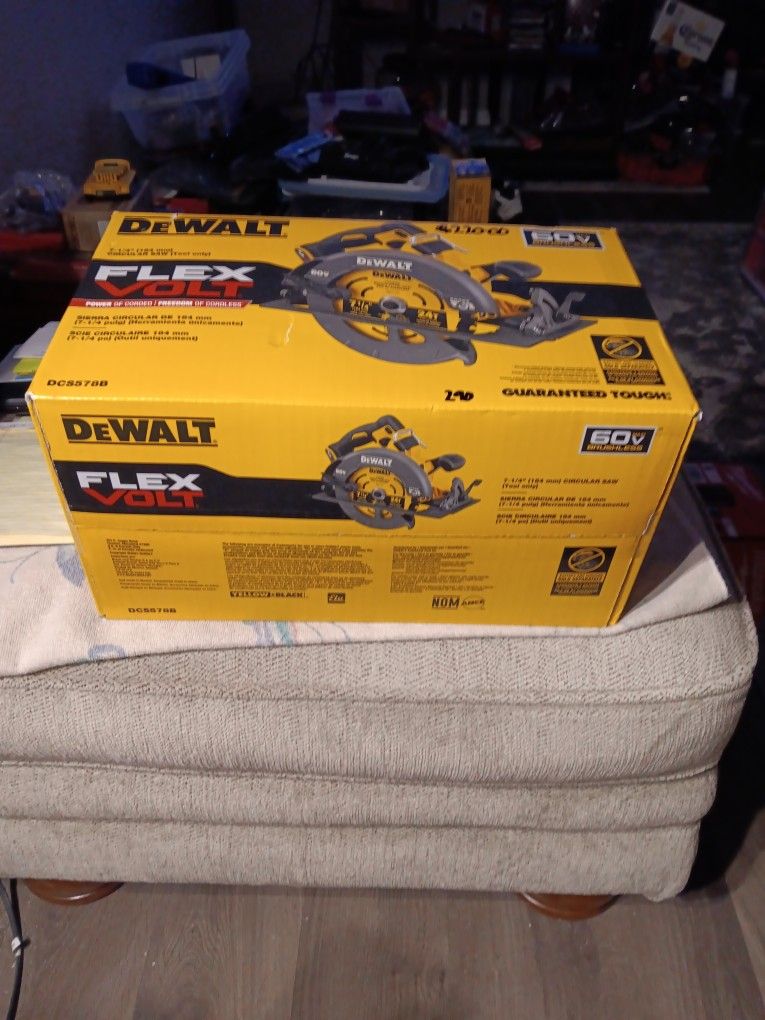 Dewalt 60v 71/4 circular Saw 