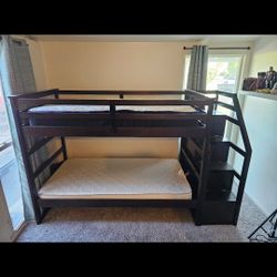 Bunk Bed With Mattresses 