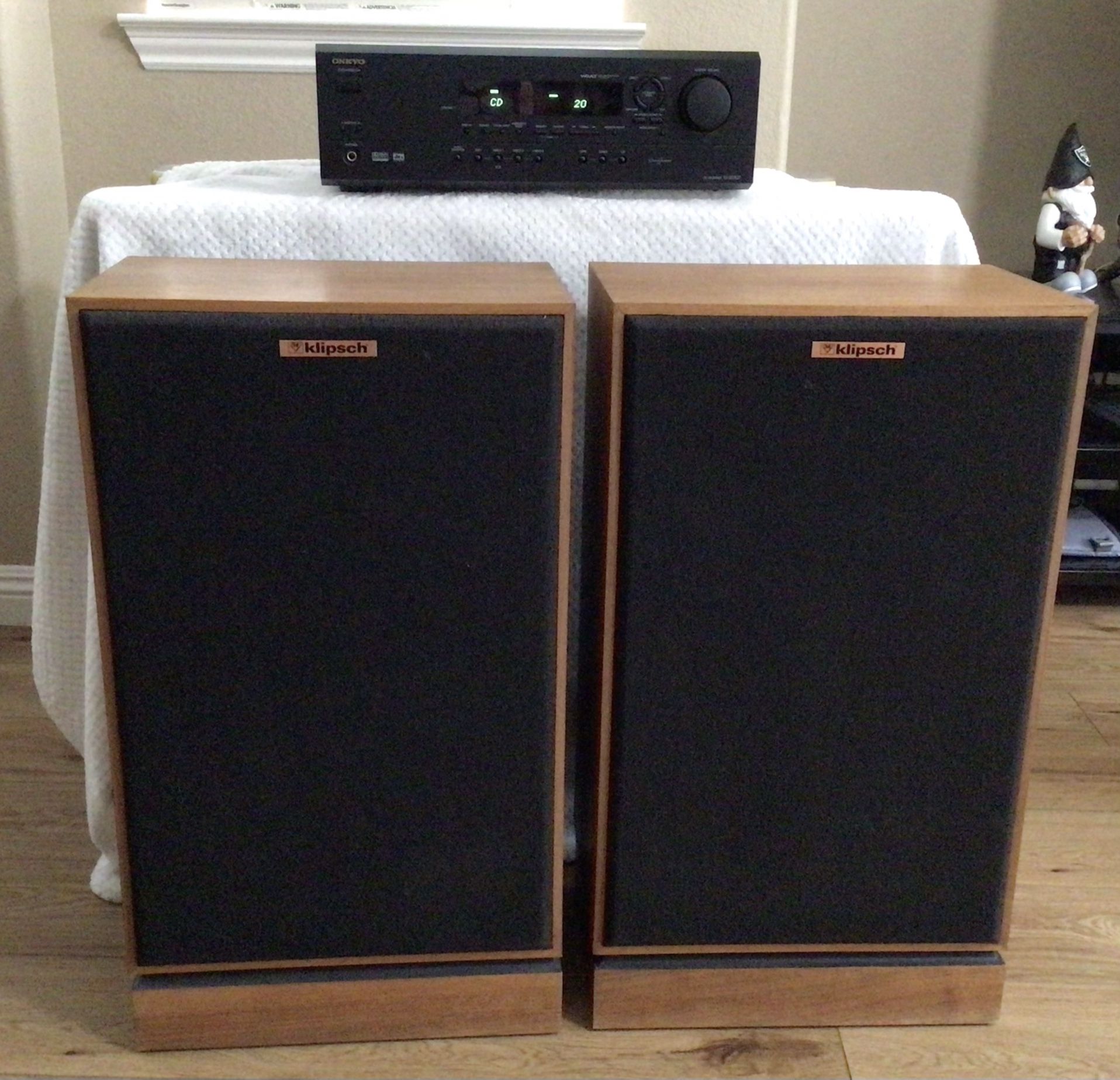 Klipsch Kg4 Speakers And ONKYO Receiver