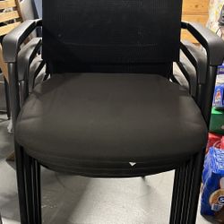 4 Black Guest Chair