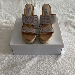 Steve Madden Sparkle Wedges