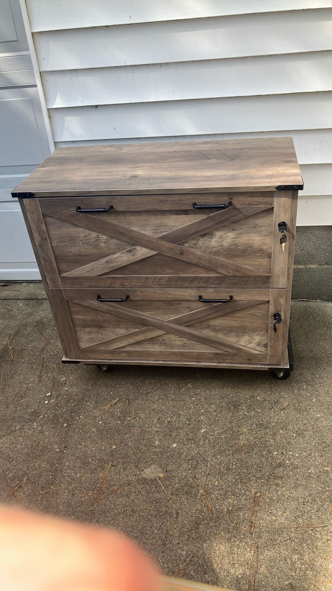 2 Drawer Filing Cabinet. Brand New. 