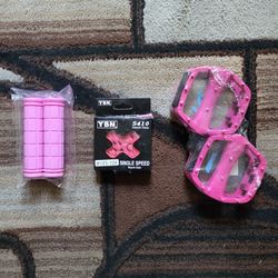 NEW Bicycle Bmx Parts Bundle Pink