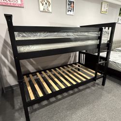 Twin Over Twin Bunk Bed 