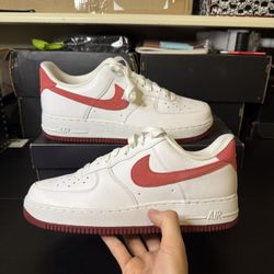 Air Force 1 Low Red White Size  