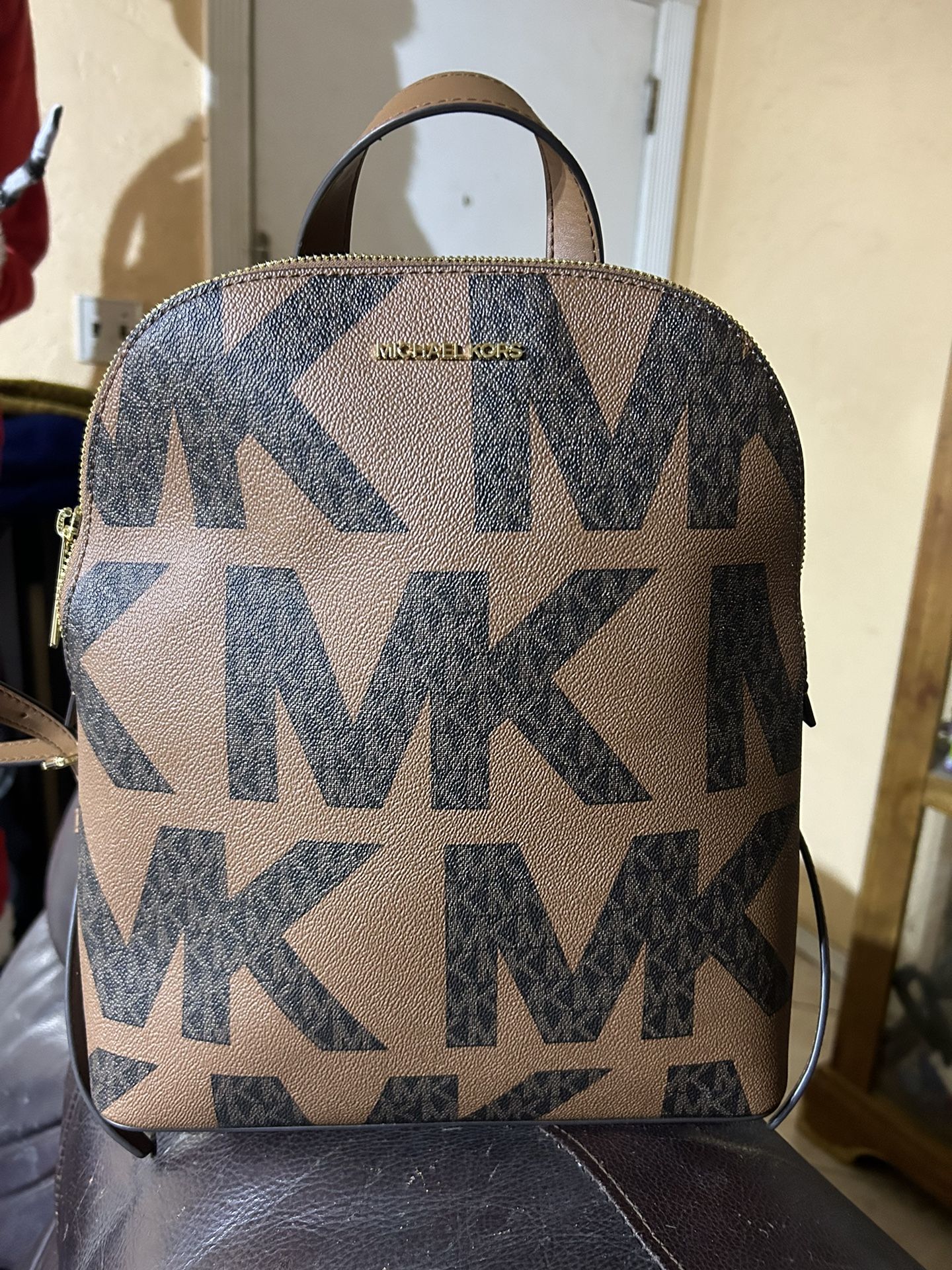 Michael Kors Backpack Logo 