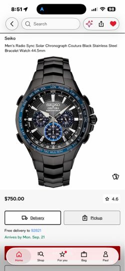 Seiko Men’s Watch  (NEW)