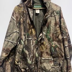 Light Hooded Camo Jacket