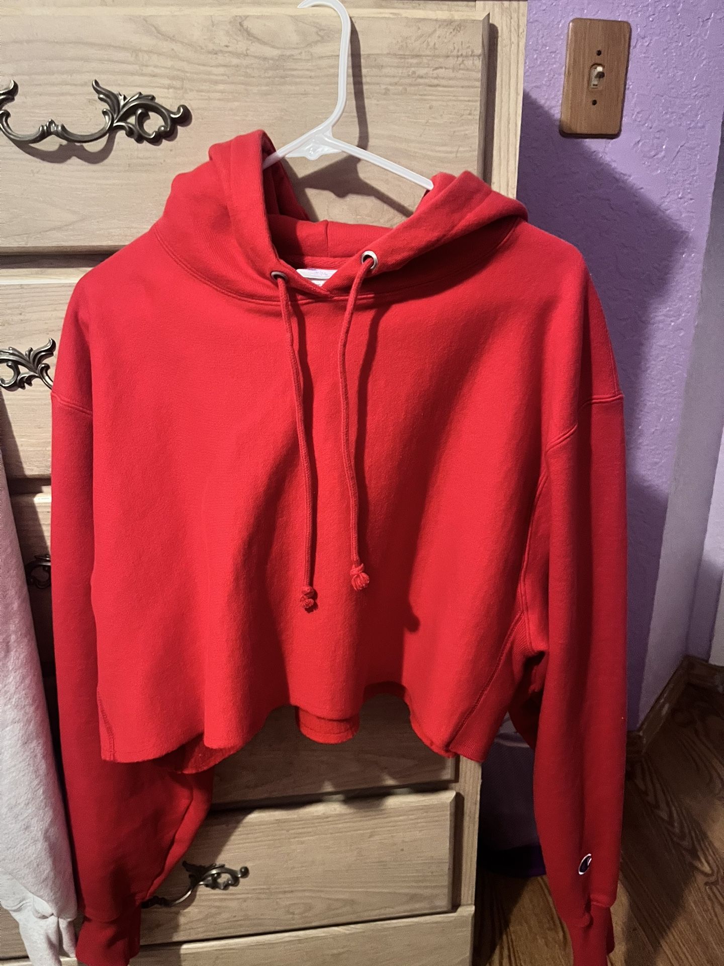 Champion Cropped Hoodie 