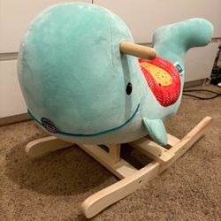 Toddler whale rocker