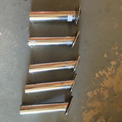 5 Flush Mount Stainless Rod Holders 