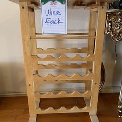 Wood Wine Rack 