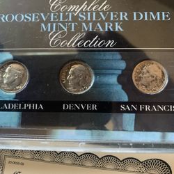Franklin Roosevelt Silver Dime Set