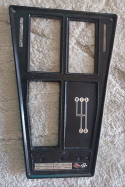 1970 Corvette 4 Speed Shift Plate