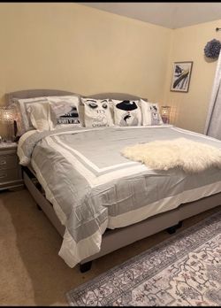 2 twin beige sets