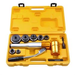 6 ton Hydraulic Knockout Punch Press w/ 6 Piece Tool Kit for $90