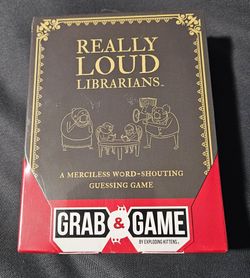 Really Loud Librarians Grab & Game Edition by Exploding Kittens Sealed