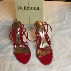 Red High Heel 5 Inches
