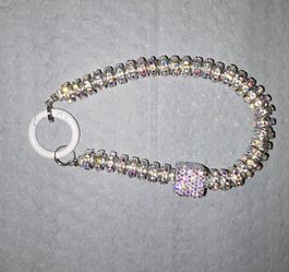 Crystal Phone Wrist Holder, Keychain, Lariat