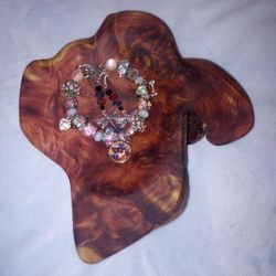 Aromatic Florida Cedar Juniper Burl Hand Crafted Wooden Bowl Dish 