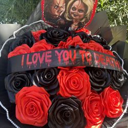 Chucky And Tiffany Bouquet 