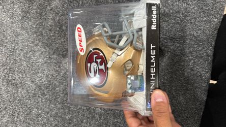 49ers mini helmet