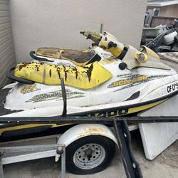 Two Seadoos With Double Zieman Trailer - Project